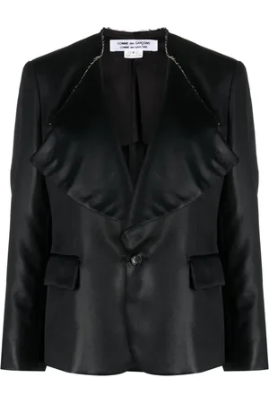 Comme des Garçons Blazer boutonné à revers crantés