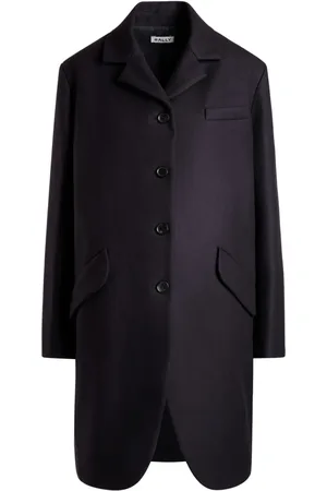 Bally Manteau boutonné à ourlet incurvé