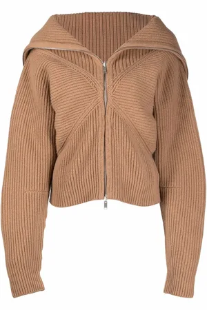 AMBUSH Cardigan zippé à col à rabat
