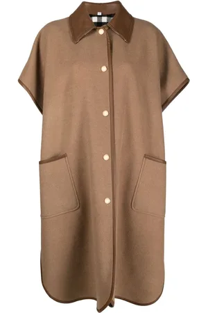 Burberry Cape à boutons pression