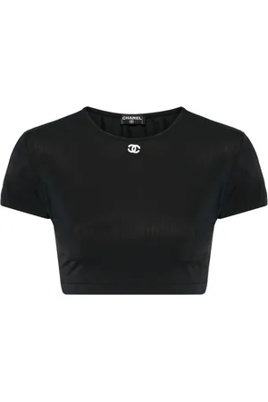 CHANEL T-shirt crop (années 1990-2000)