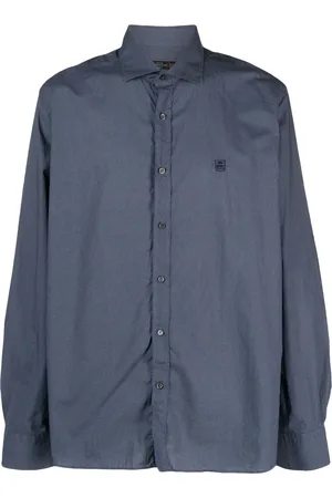corneliani Chemise en coton à manches longues