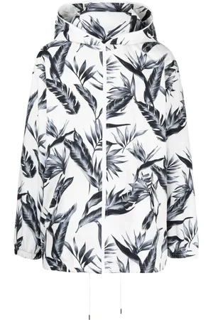 Fumito Ganryu Veste à imprimé feuillage