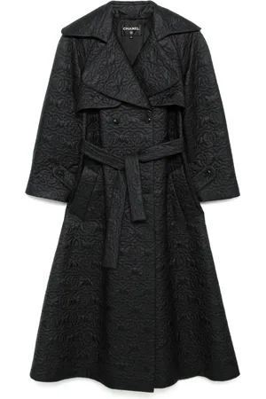 CHANEL Doudoune croisée à logo