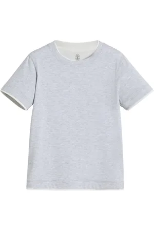 Brunello Cucinelli T-shirt à effet superposé
