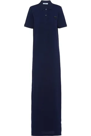 Prada Robe longue en piqué