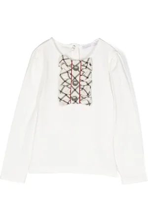 PATACHOU T-shirt à motif tartan