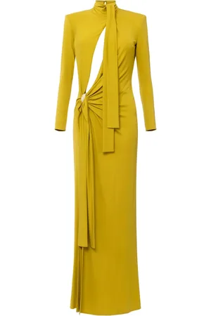 Elisabetta Franchi Robe longue à découpes