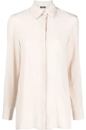 Kiton Chemise en soie à boutonnière