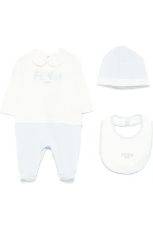 Fendi Pyjama à logo brodé