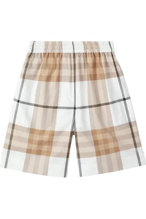 Burberry Short à carreaux signature