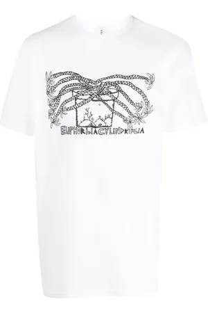 WESTFALL T-shirt en coton à imprimé graphique