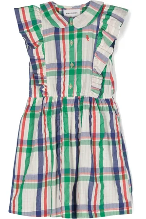 Bobo Choses Robe volantée Madras Check