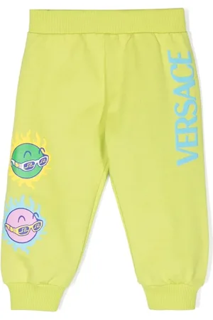 VERSACE Pantalon de jogging à logo imprimé