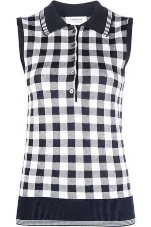 Thom Browne Polo à carreaux vichy