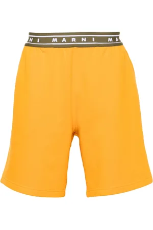 Marni Short de sport à taille à logo