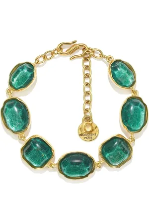 Goossens Bracelet Cabochons serti de cristal