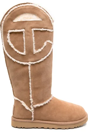 UGG X Telfar bottines en daim à patch logo