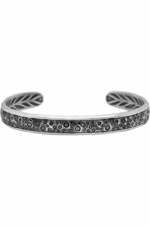 John Varvatos Bracelet Stardust pavé de diamants noirs