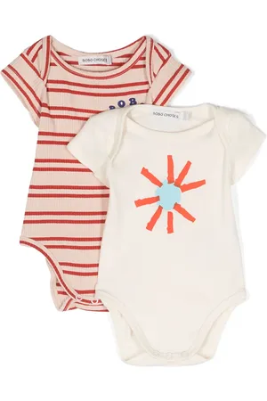 Bobo Choses Lot de deux body en coton biologique