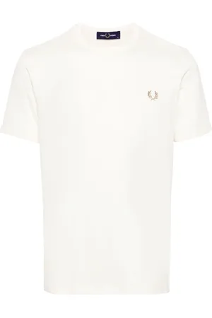 Fred Perry T-shirt en coton à logo brodé