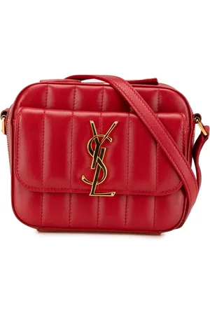 Saint Laurent Sac à bandoulière Vicky en peau d