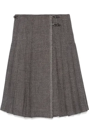 Durazzi Milano Jupe mi-longue à design plissé