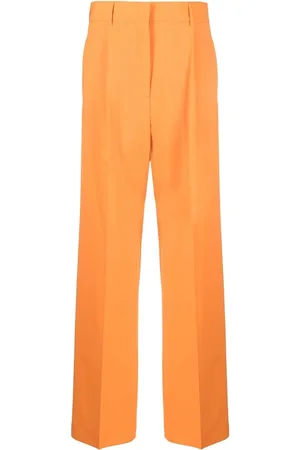 Msgm Pantalon droit à taille haute
