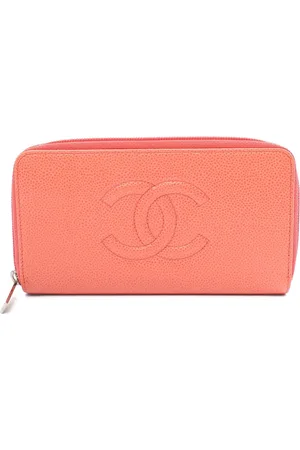 CHANEL Portefeuille long à logo cousu (2012-2013)