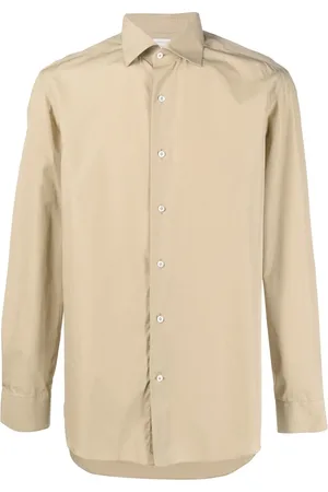 CARUSO Chemise en coton à col classique