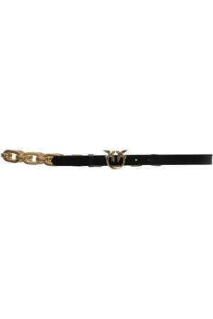Pinko Ceinture en cuir à boucle logo