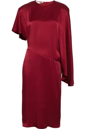 Stella McCartney Robe longue à design asymétrique