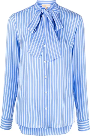 Michael Kors Chemise rayée à col lavallière