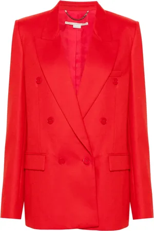 Stella McCartney Blazer en laine à boutonnière croisée