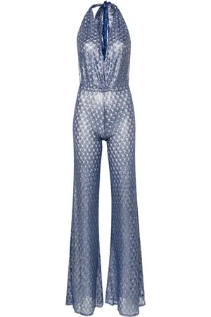 Missoni Combinaison en maille ajourée à dos nu