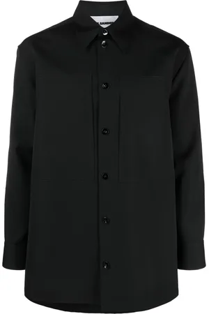 Jil Sander Chemise en laine à manches longues