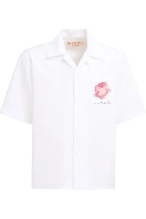 Marni Chemise à fleurs appliquées