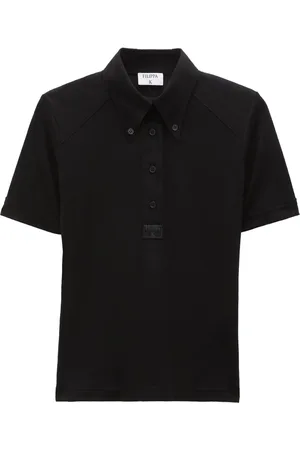 Filippa K Polo en maille fine à patch logo