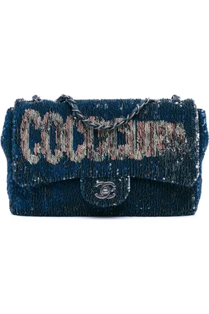CHANEL Sac porté épaule Paris Cuba Coco Cuba Flap médium à sequins (2016-2017)