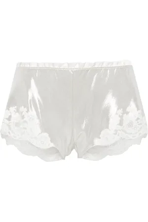 CARINE GILSON Short de pyjama bordé de dentelle