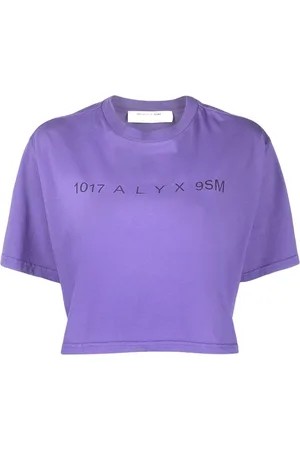 1017 ALYX 9SM T-shirt crop à logo imprimé