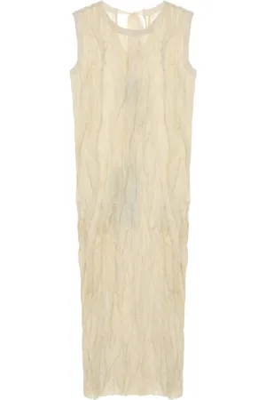 UMA WANG Robe Tan