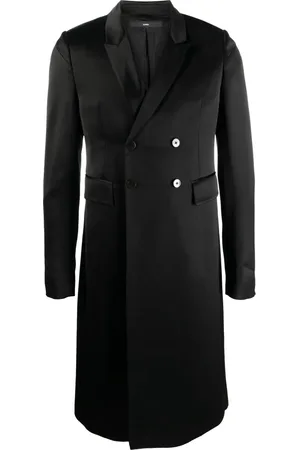 SAPIO Manteau croisé à fini satiné