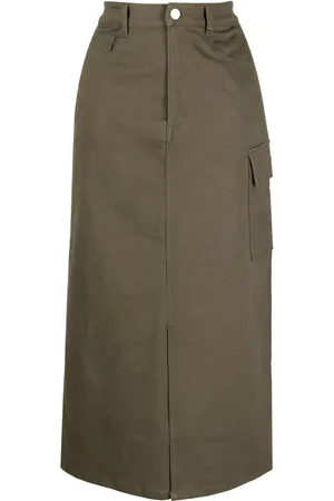 B+AB Jupe mi-longue à taille haute