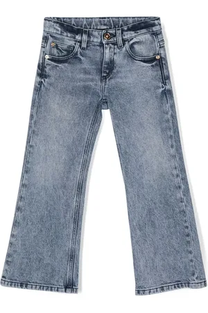 VERSACE Jean droit à patch logo