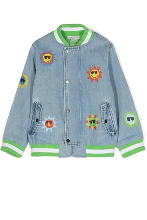 Stella McCartney Veste bomber en jean