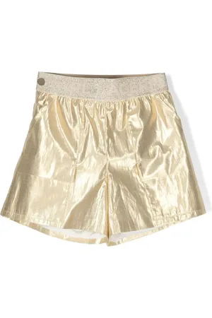 Karl Lagerfeld Short métallisé à taille à logo