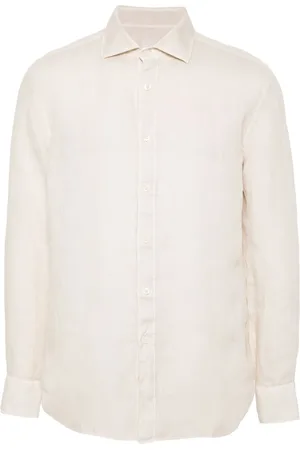 120% Lino Chemise en lin à manches longues