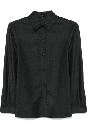 THEORY Chemise en laine vierge