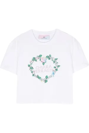 Chiara Ferragni T-shirt à logo strassé